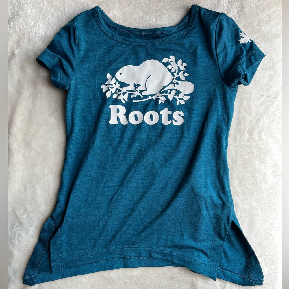 🏷️ 3/$40 🏷️ Roots Kids Teal Graphic Tee